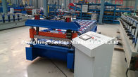 Large Span Roofing Glazed Tile roll Forming Machine Metal Profile Steel 4kw 5t