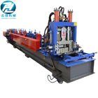 Steel Frame C Z Purlin Roll Forming Machine With 11.5kw Motor And Automatical Cutting Devices